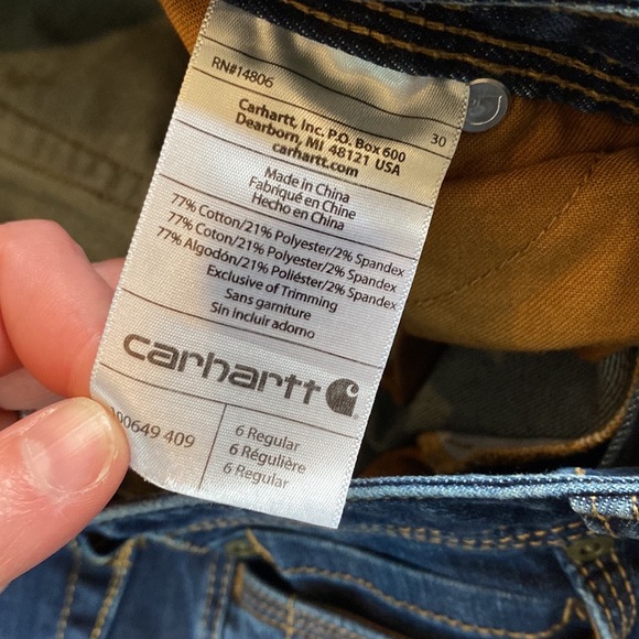 Carhartt Ladies Original Fit Jeans 6R - Picture 5 of 5